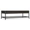 Nigel Coastal Beach Dark Oak Rectangular Storage Coffee Table