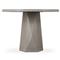 Barley Industrial Loft Grey Concrete Round Outdoor Dining Table - 42&quot;