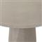 Barley Industrial Loft Grey Concrete Round Outdoor Dining Table - 42&quot;