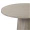 Barley Industrial Loft Grey Concrete Round Outdoor Dining Table - 42&quot;