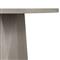 Barley Industrial Loft Grey Concrete Round Outdoor Dining Table - 42&quot;