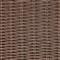Ivanna Coastal Beach Tan Brown Woven Stained Teak Outdoor Chaise