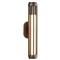 Inset Modern Bronze Steel Frosted Glass Outdoor Sconce