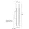 Inset Modern Bronze Steel Frosted Glass Outdoor Sconce