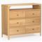 Abdiel Modern Classic Oak Wood Double Dresser