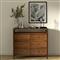 Abdiel Modern Classic Walnut Oak Wood Double Dresser