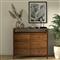 Abdiel Modern Classic Walnut Oak Wood Double Dresser