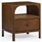 Abdiel Modern Classic Walnut Oak Wood Nightstand