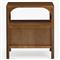 Abdiel Modern Classic Walnut Oak Wood Nightstand