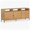 Abdiel Modern Classic Oak Wood Sideboard