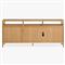 Abdiel Modern Classic Oak Wood Sideboard