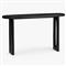 Arley Modern Classic Black Oak Wood Console Table