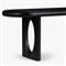 Arley Modern Classic Black Oak Wood Dining Bench