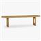 Arley Modern Classic Oak Wood Dining Bench