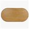 Arley Modern Classic Oak Wood Oval Dining Table - 84&quot;
