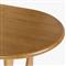 Arley Modern Classic Oak Wood Oval Dining Table - 84&quot;