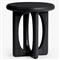 Arley Modern Classic Black Oak Wood Side Table