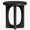 Arley Modern Classic Black Oak Wood Side Table
