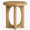 Arley Modern Classic Oak Wood Side Table