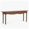 Thomas Updated Traditional Brown Wood Spindle Console Table
