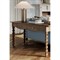 Thomas Updated Traditional Brown Wood Spindle Console Table