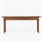 Thomas Updated Traditional Brown Wood Spindle Console Table