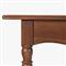 Thomas Updated Traditional Brown Wood Spindle Console Table