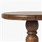 Thomas Updated Traditional Brown Wood Spindle Drink Table