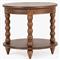 Thomas Updated Traditional Brown Wood Spindle End Table