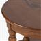 Thomas Updated Traditional Brown Wood Spindle End Table