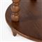 Thomas Updated Traditional Brown Wood Spindle End Table