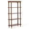 Thomas Updated Traditional Brown Wood Spindle Bookcase