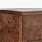 Briella Modern Classic Dark Brown Burl Wood Dresser