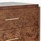 Briella Modern Classic Dark Brown Burl Wood Dresser