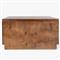 Briella Modern Classic Dark Brown Burl Wood Coffee Table