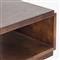 Briella Modern Classic Dark Brown Burl Wood Coffee Table