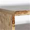 Briella Modern Classic Light Brown Burl Wood Coffee Table