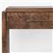 Briella Modern Classic Dark Brown Burl Wood Console Table