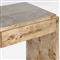 Briella Modern Classic Light Brown Burl Wood Console Table