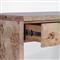 Briella Modern Classic Light Brown Burl Wood Console Table