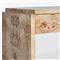 Briella Modern Classic Light Brown Burl Wood Console Table