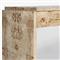 Briella Modern Classic Light Brown Burl Wood Console Table