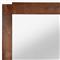 Briella Modern Classic Dark Brown Burl Wood Full Length Floor Mirror