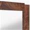 Briella Modern Classic Dark Brown Burl Wood Full Length Floor Mirror