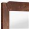 Briella Modern Classic Dark Brown Burl Wood Full Length Floor Mirror