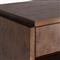 Briella Modern Classic Dark Brown Burl Wood Nightstand