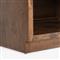 Briella Modern Classic Dark Brown Burl Wood Nightstand