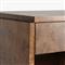 Briella Modern Classic Dark Brown Burl Wood Nightstand