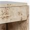 Briella Modern Classic Light Brown Burl Wood Nightstand