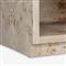 Briella Modern Classic Light Brown Burl Wood Nightstand